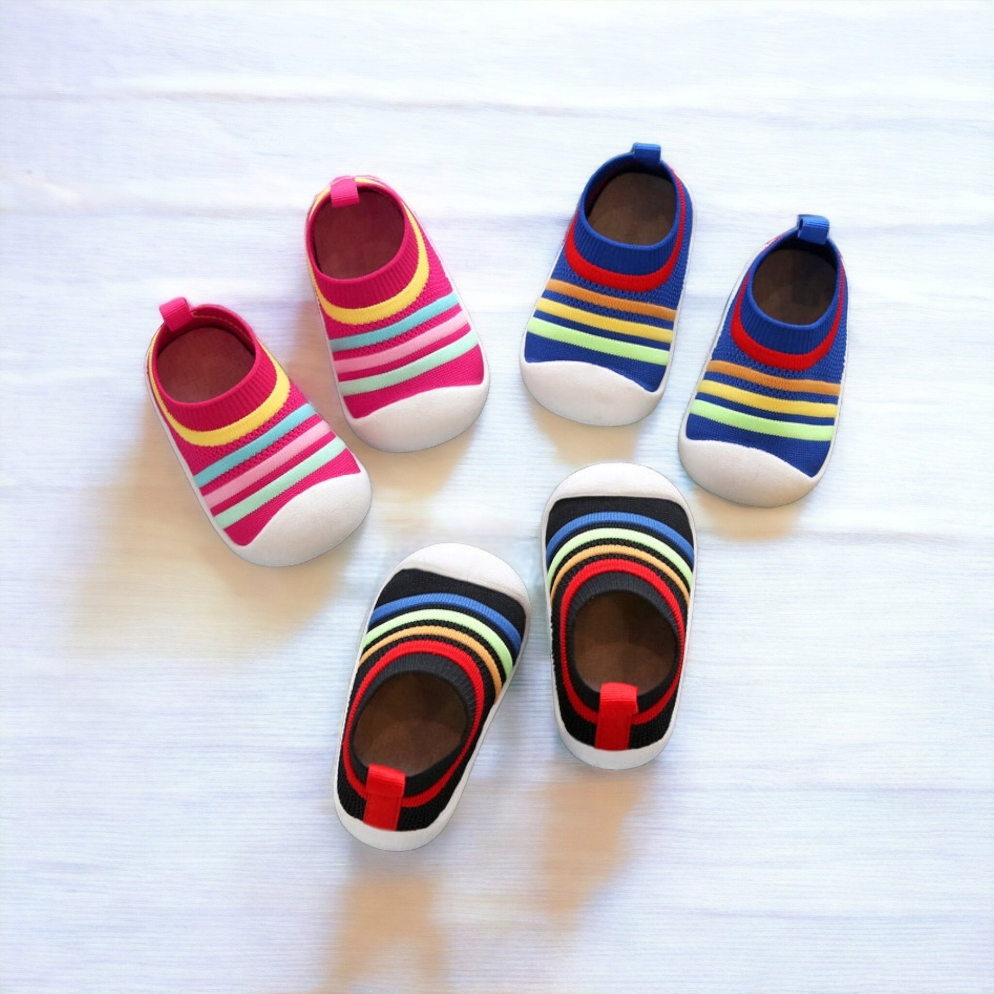 Children Flying Knit Socks Shoes