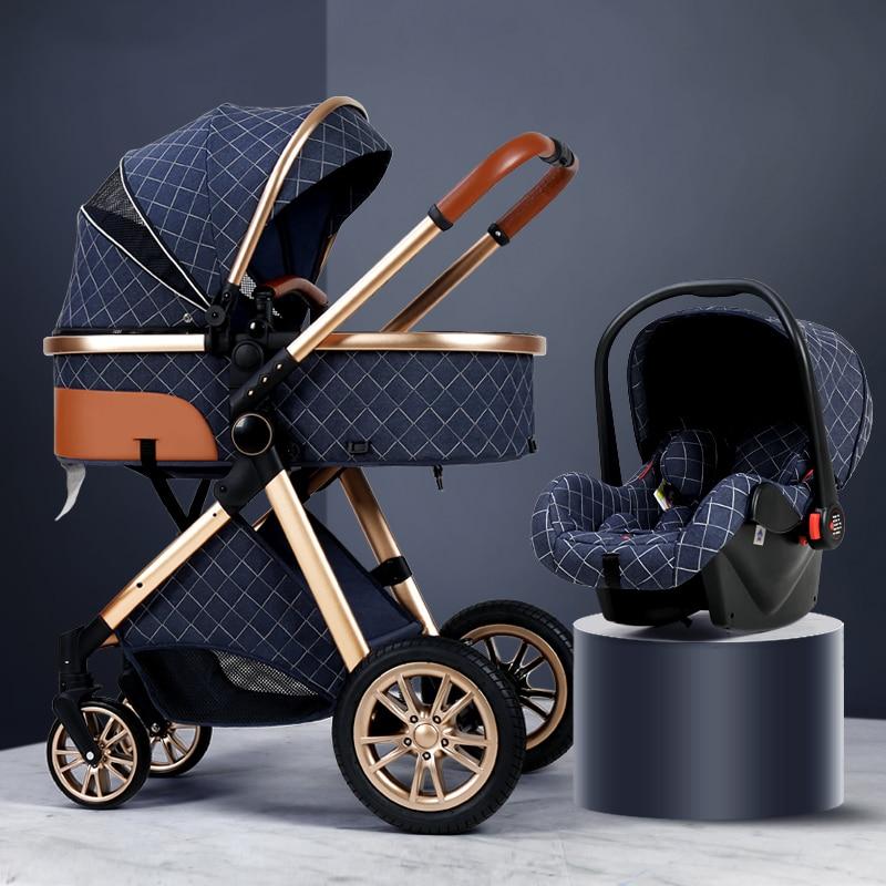 Luxury 3-in-1 Baby Stroller Set