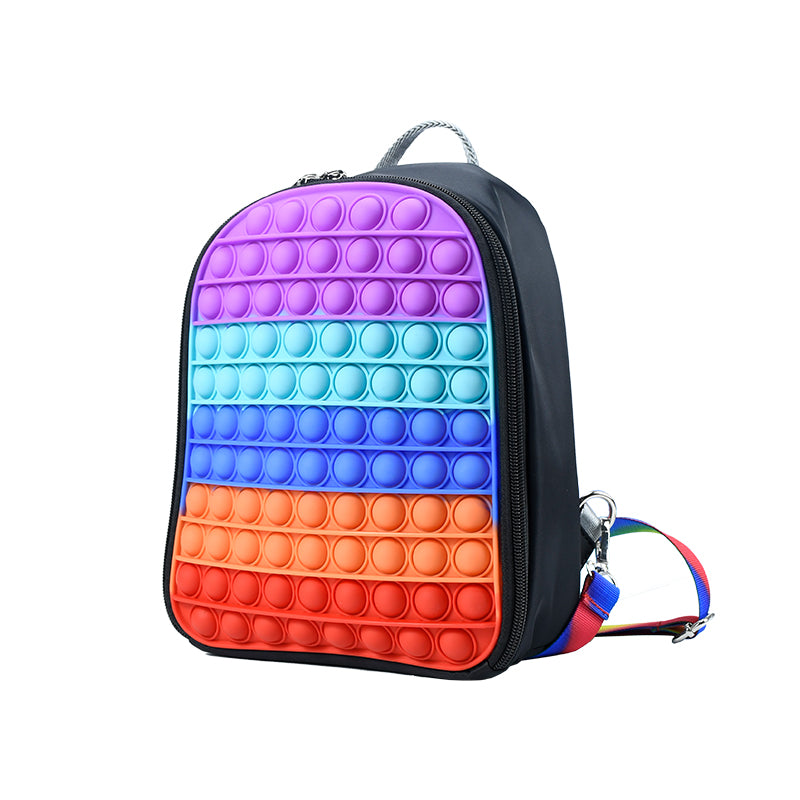 Silicone Push Pop Lightweight Backpack