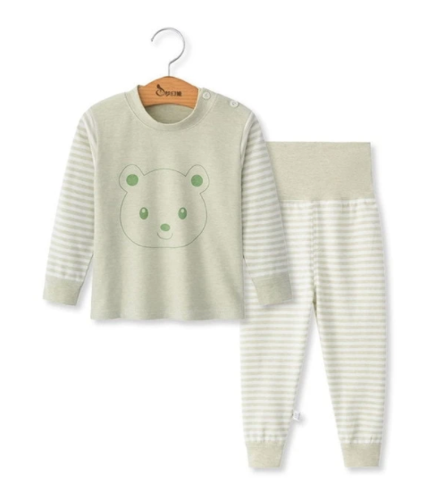 Noah Baby Long Sleeve Cotton Pajamas Set