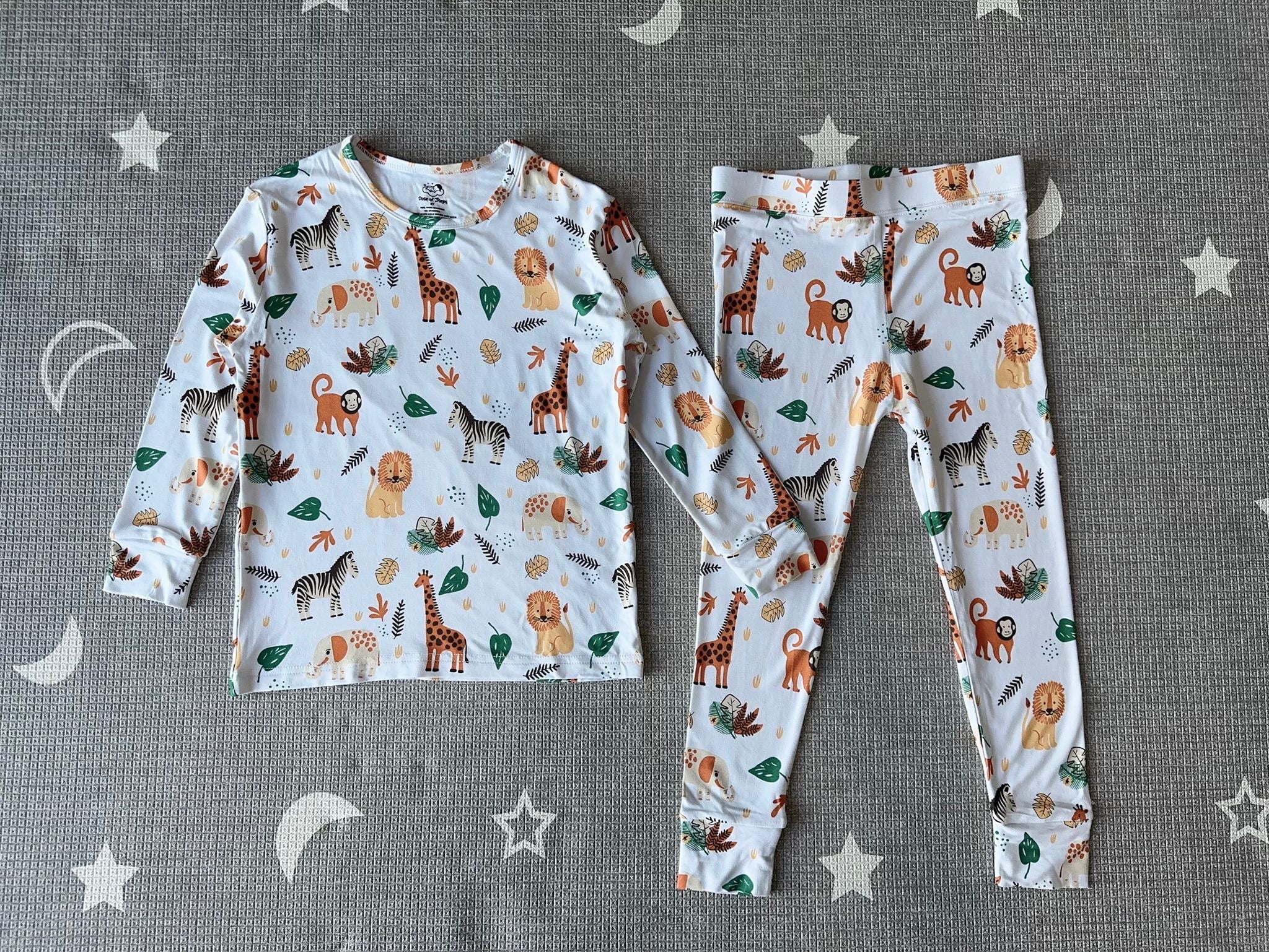 Forest Animals Design Kids 2-Pieces Pajamas (Designed in Singapore)