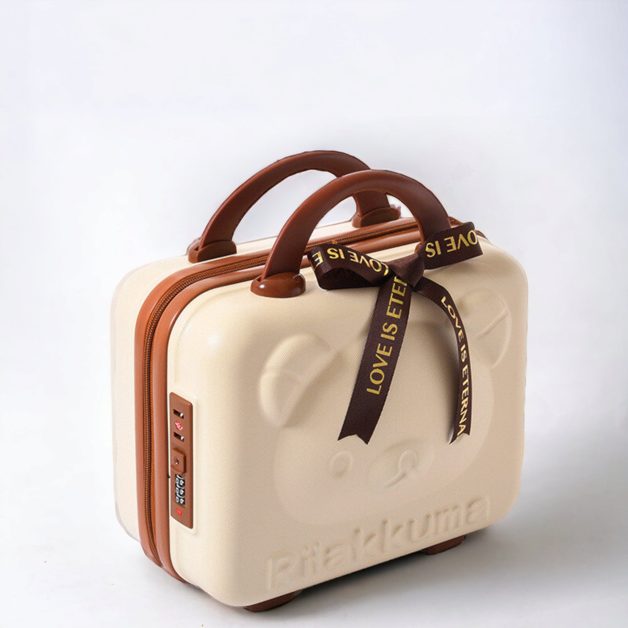 British Style Teddy Bear Password Suitcase Gift Set