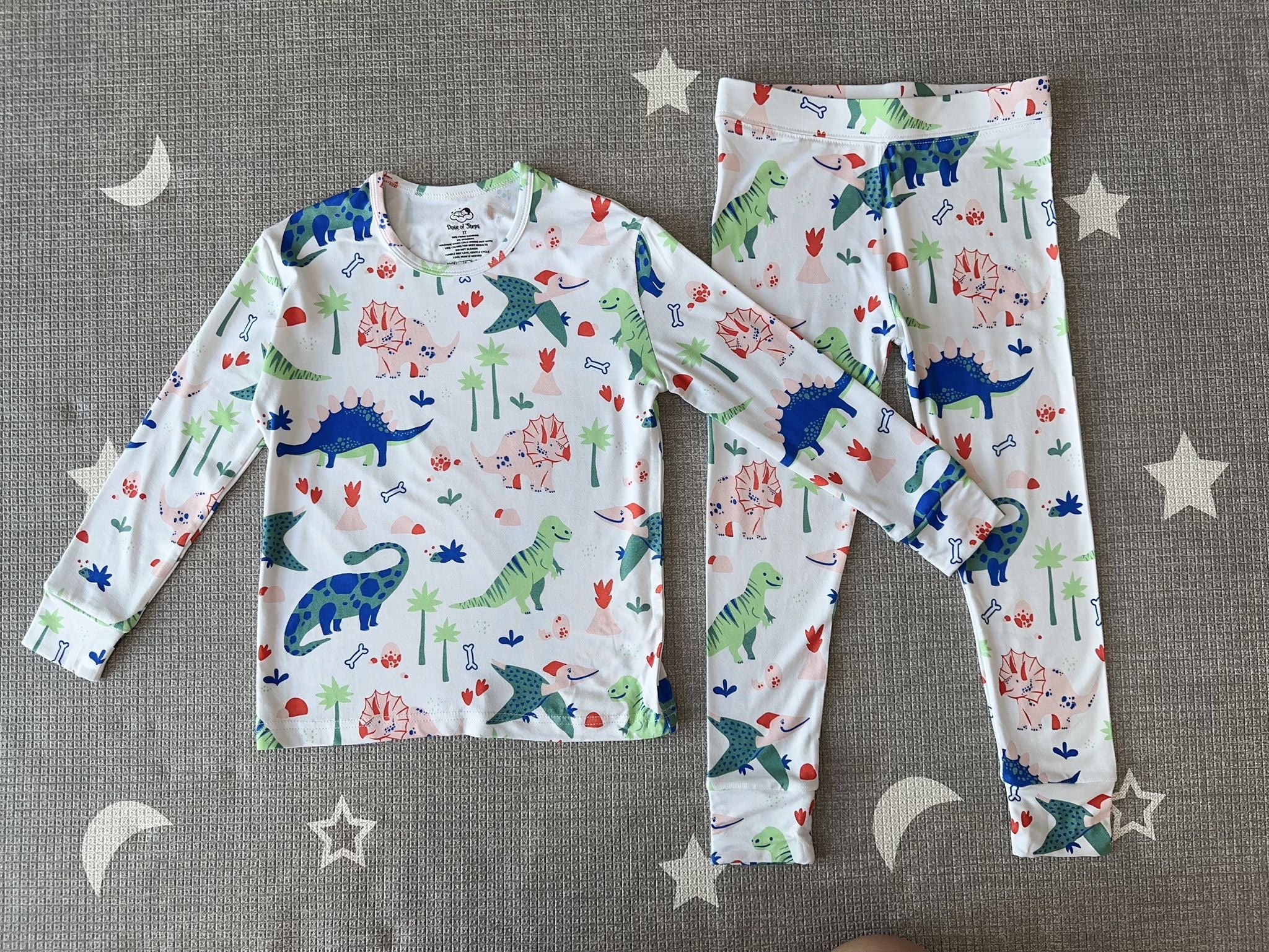 Dinosaurs Design Kids 2-Pieces Pajamas (Designed in Singapore)