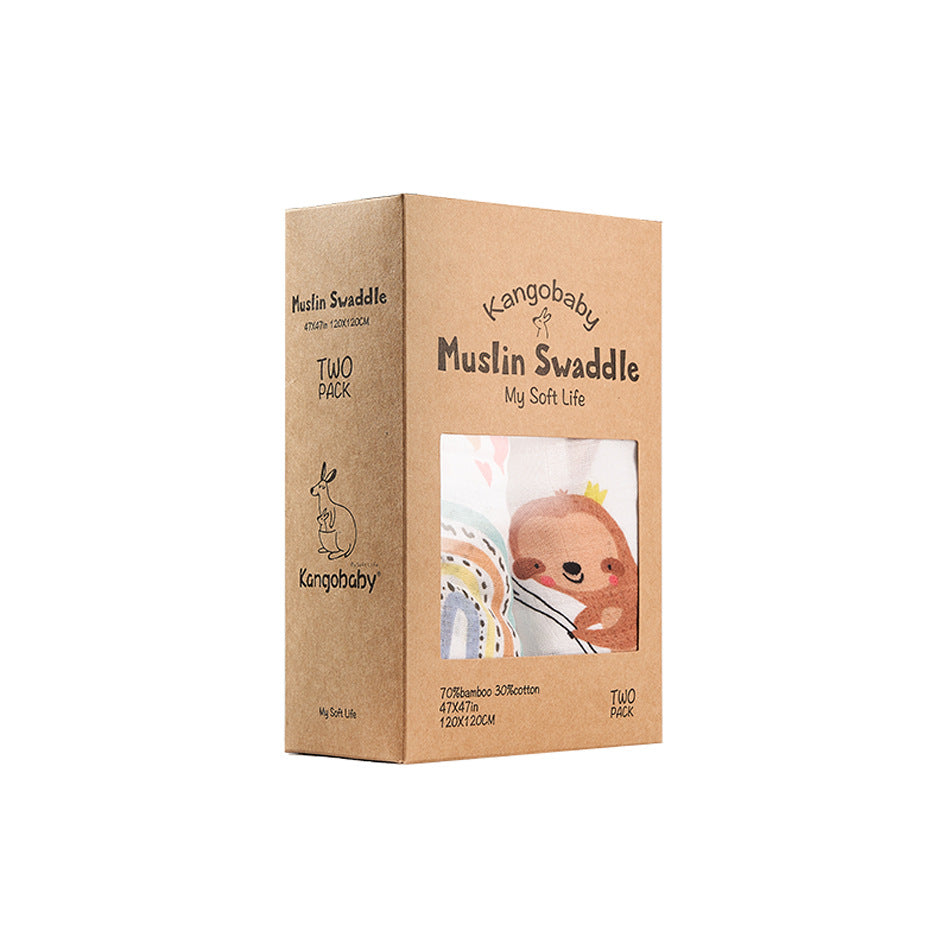 Newborn Baby Bamboo Fiber Gauze