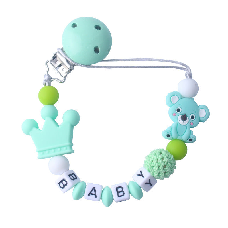 Pacifier / Teether Clip (silicone Bead) - Customizable