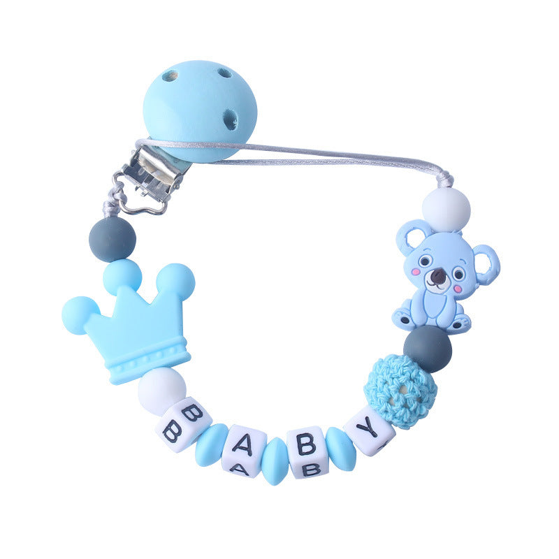 Pacifier / Teether Clip (silicone Bead) - Customizable