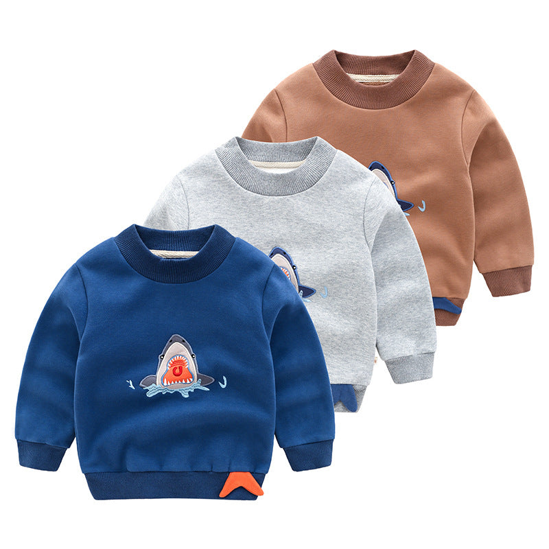 Boys' Sweatshirt Pullover With Cashmere