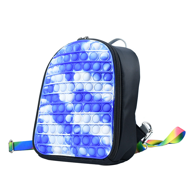 Silicone Push Pop Lightweight Backpack