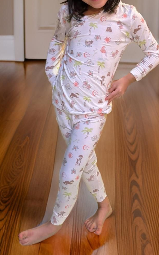 Singapore Icons Design Kids 2-Pieces Pajamas (Designed in Singapore)