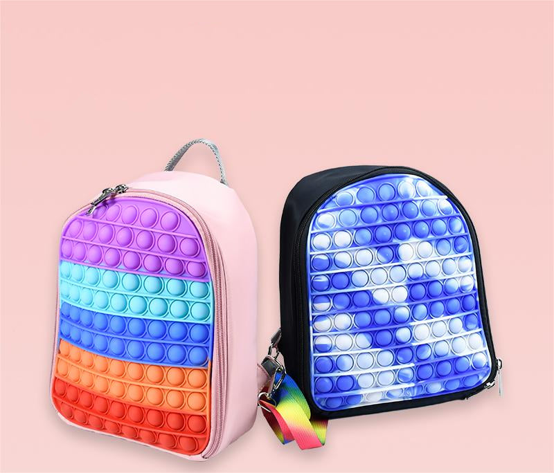 Silicone Push Pop Lightweight Backpack