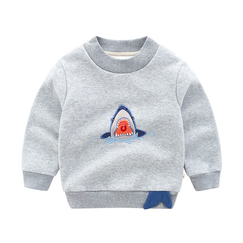 Boys' Sweatshirt Pullover With Cashmere