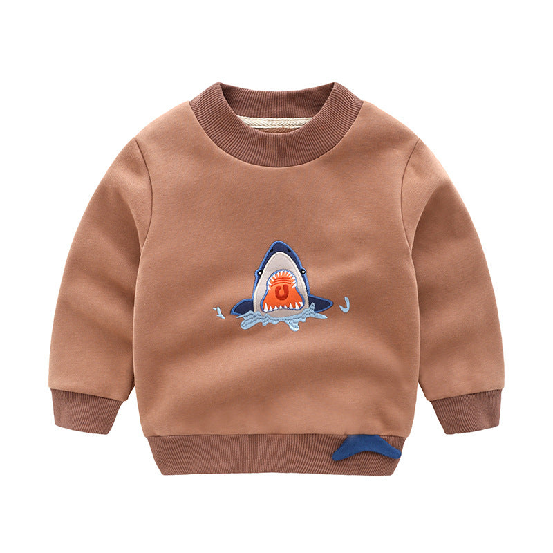 Boys' Sweatshirt Pullover With Cashmere